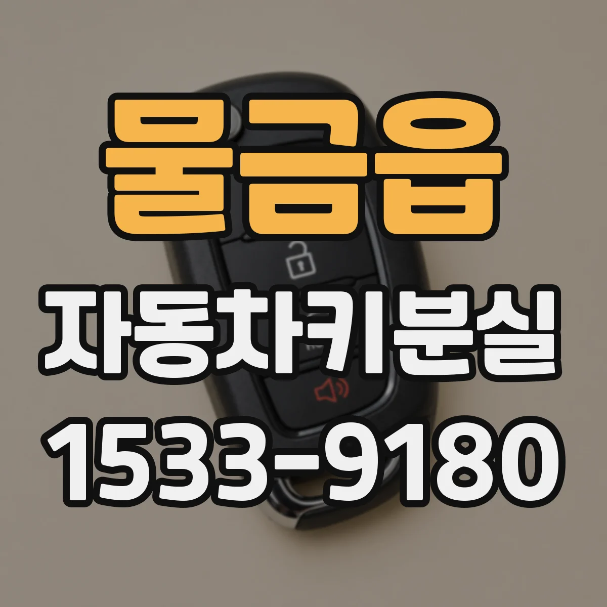 물금읍 자동차키분실