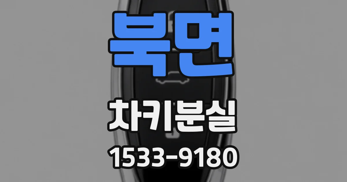 북면 차키분실