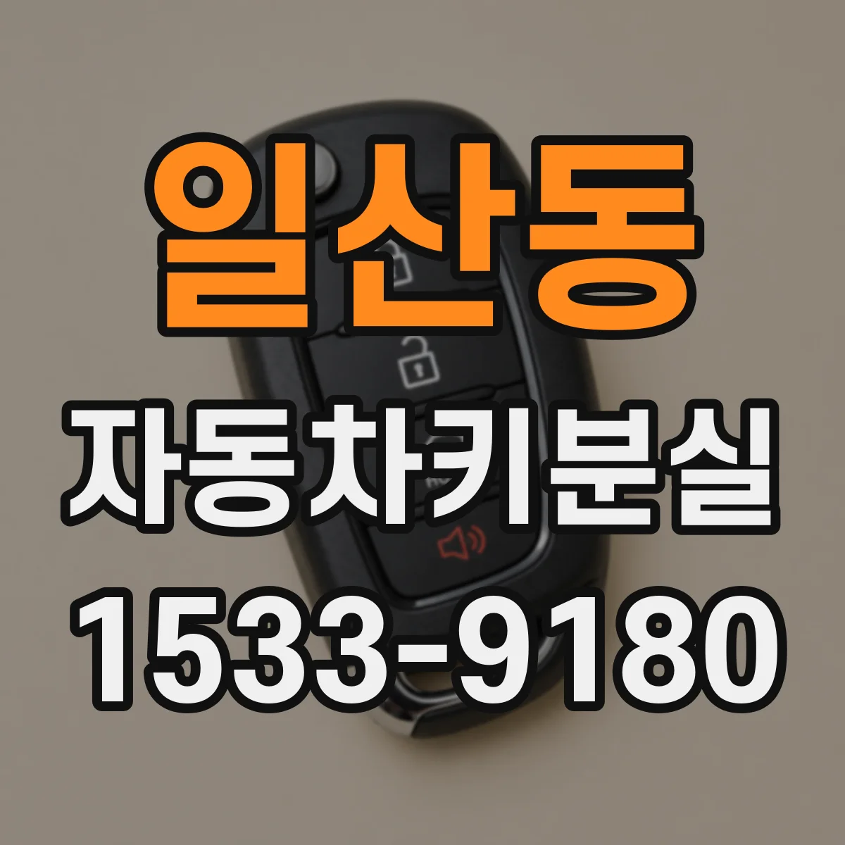 일산동 자동차키분실