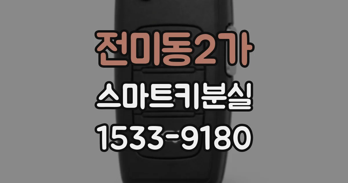 전미동2가 스마트키분실