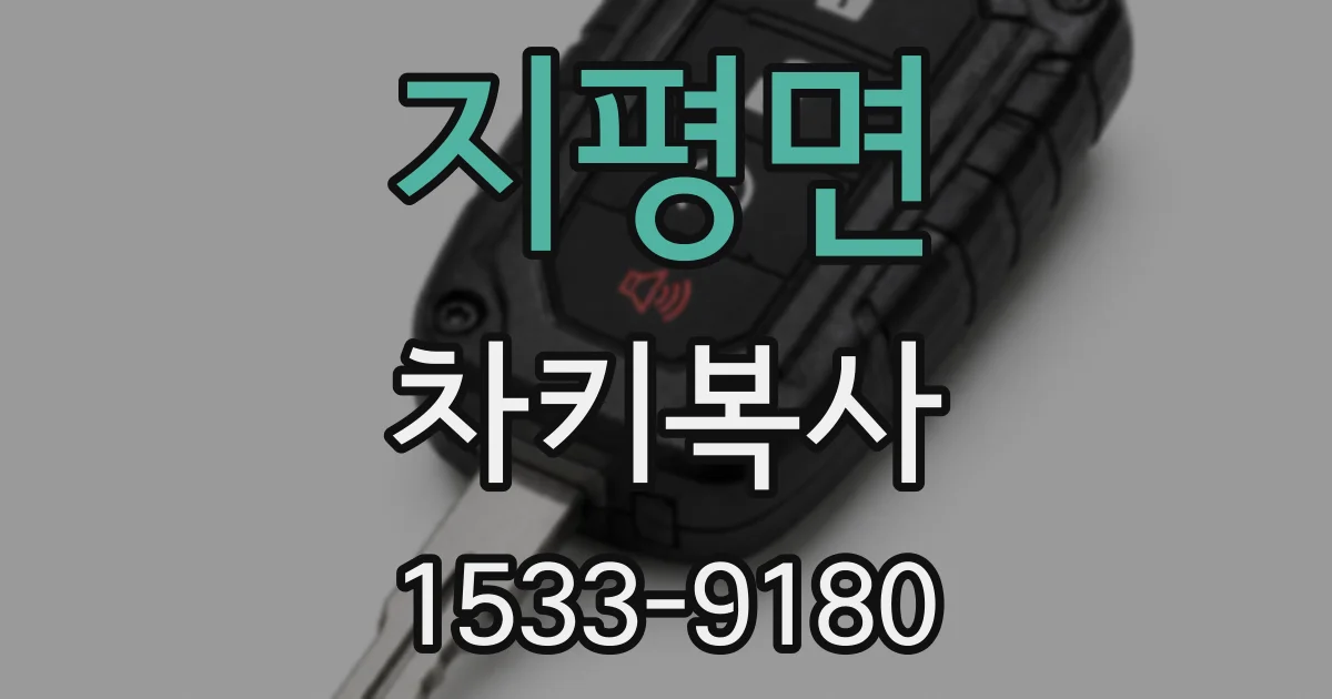 지평면 차키복사