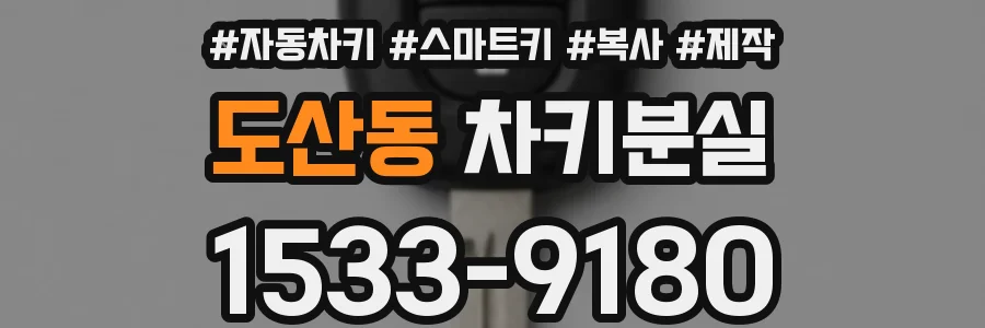 도산동 차키분실