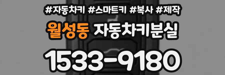 월성동 자동차키분실