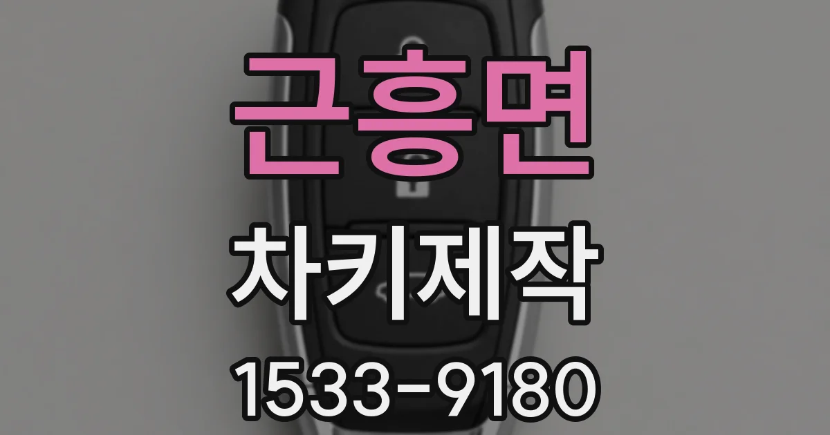 근흥면 차키제작