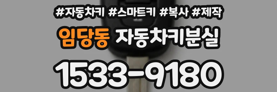 임당동 자동차키분실