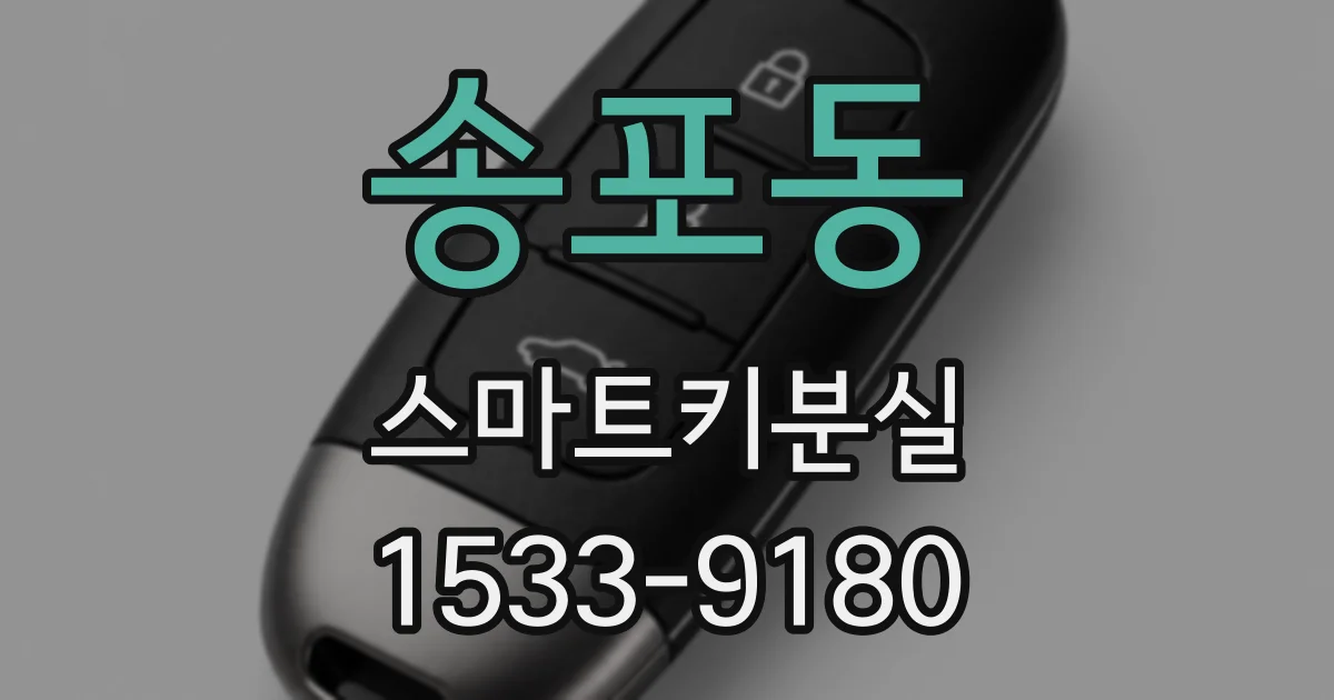 송포동 스마트키분실