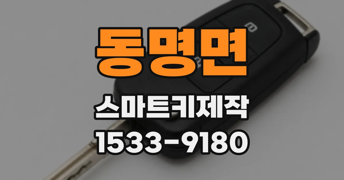 동명면 스마트키제작