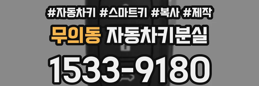 무의동 자동차키분실