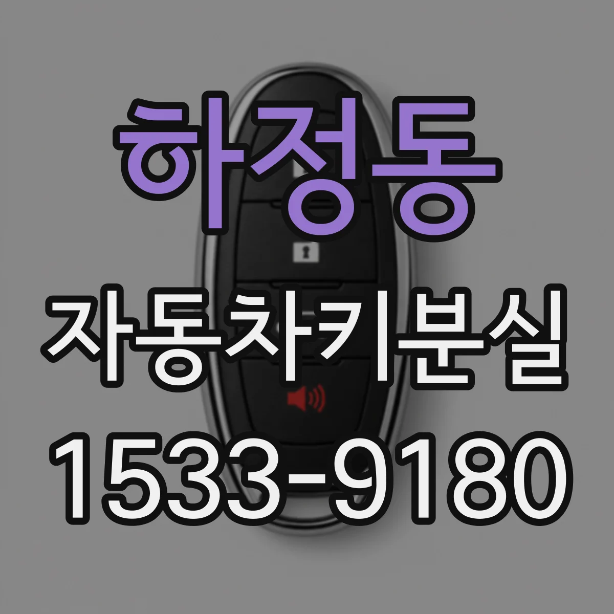 하정동 자동차키분실