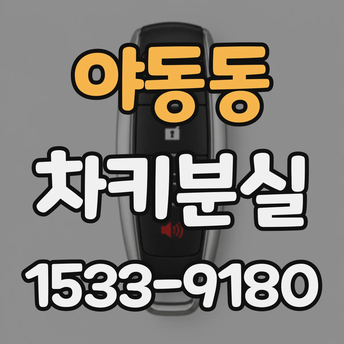 야동동 차키분실