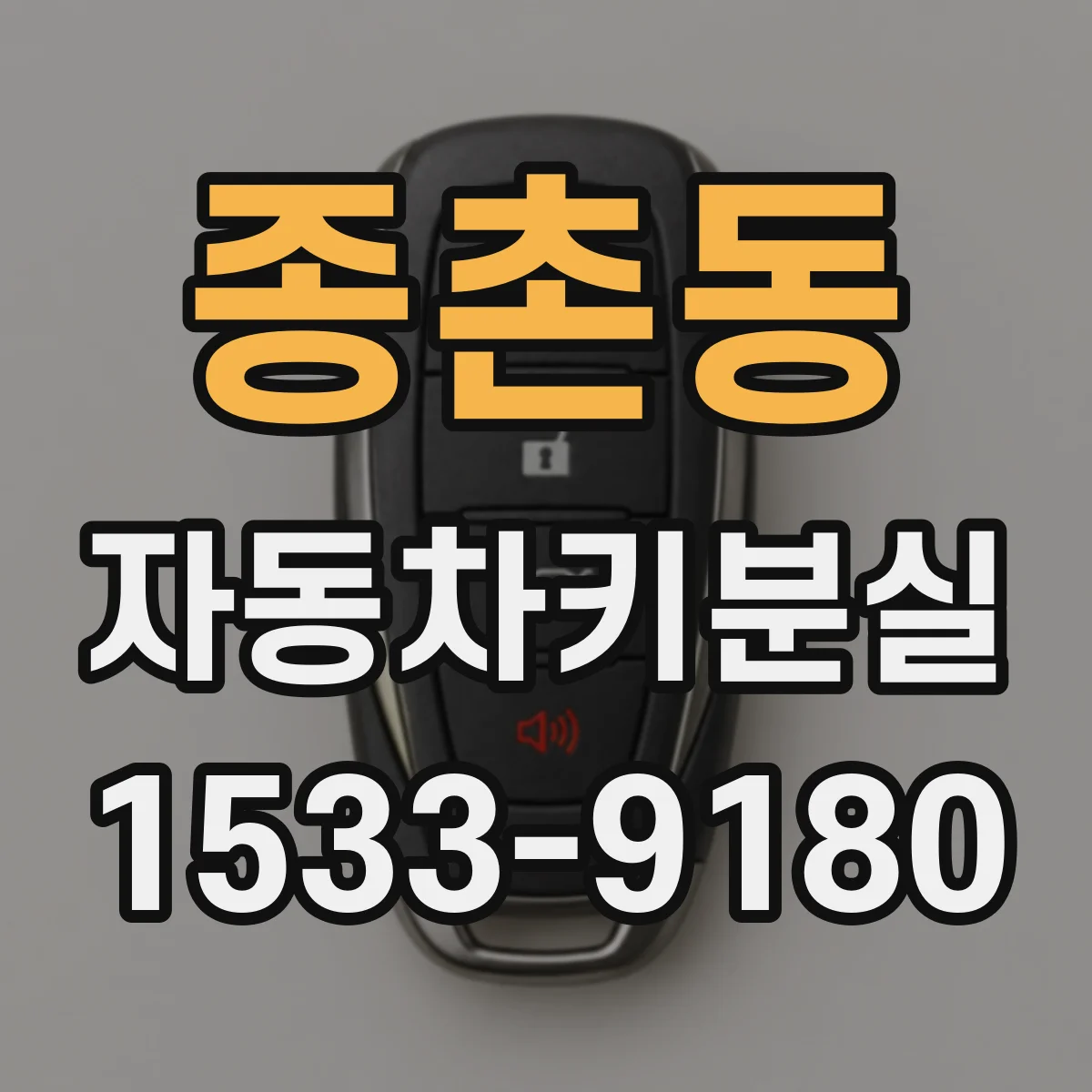 종촌동 자동차키분실