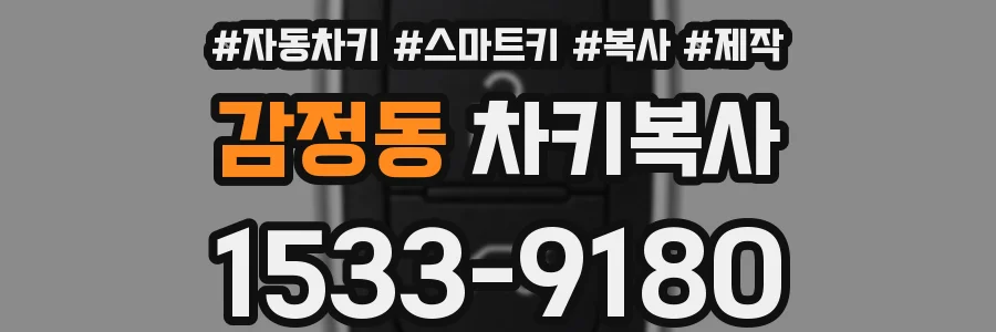 감정동 차키복사