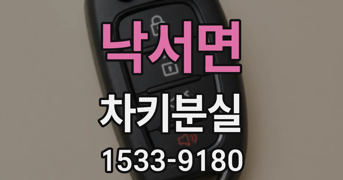 낙서면 차키분실