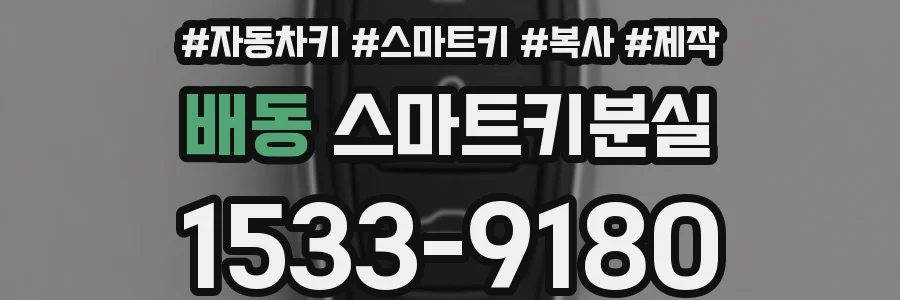배동 스마트키분실