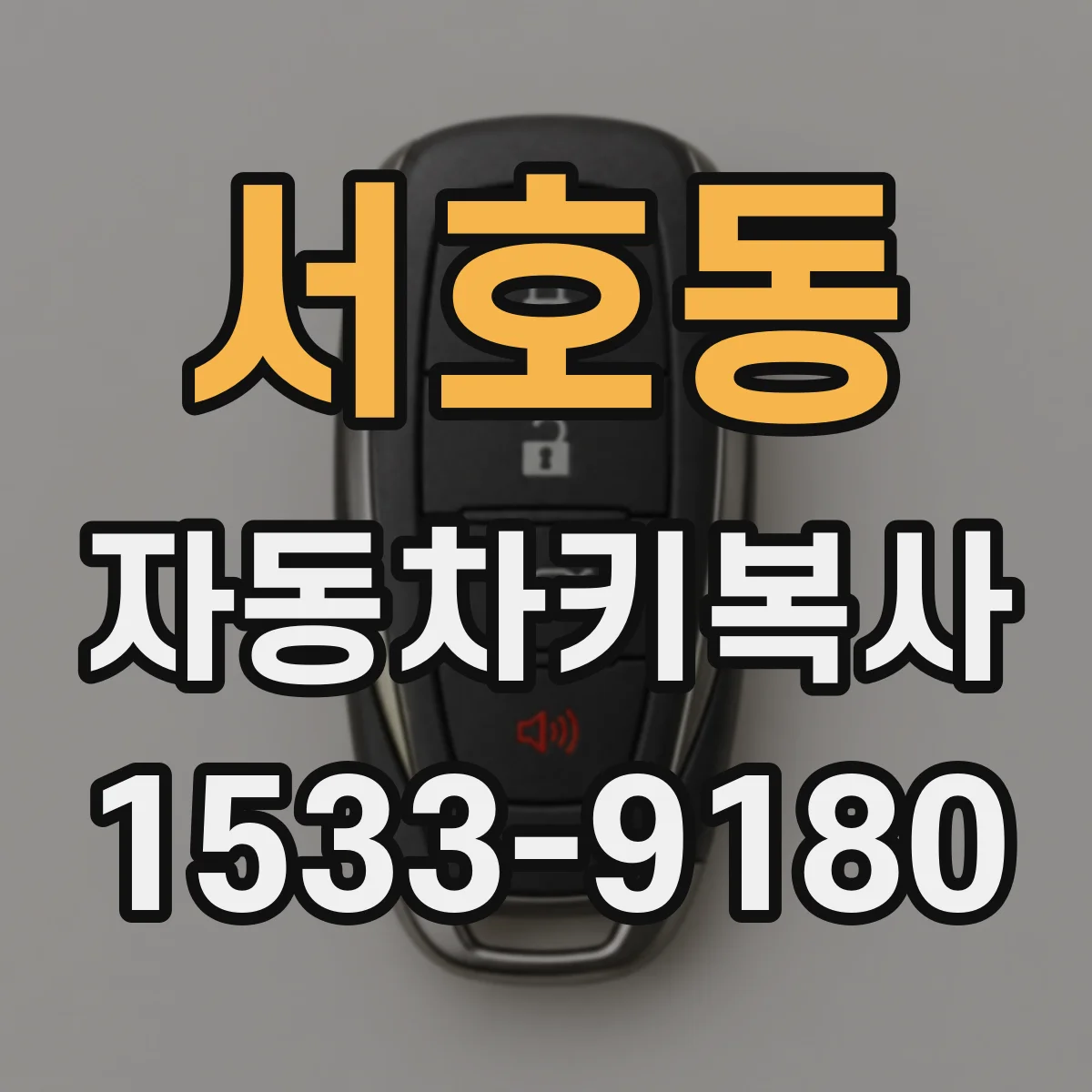 서호동 자동차키복사