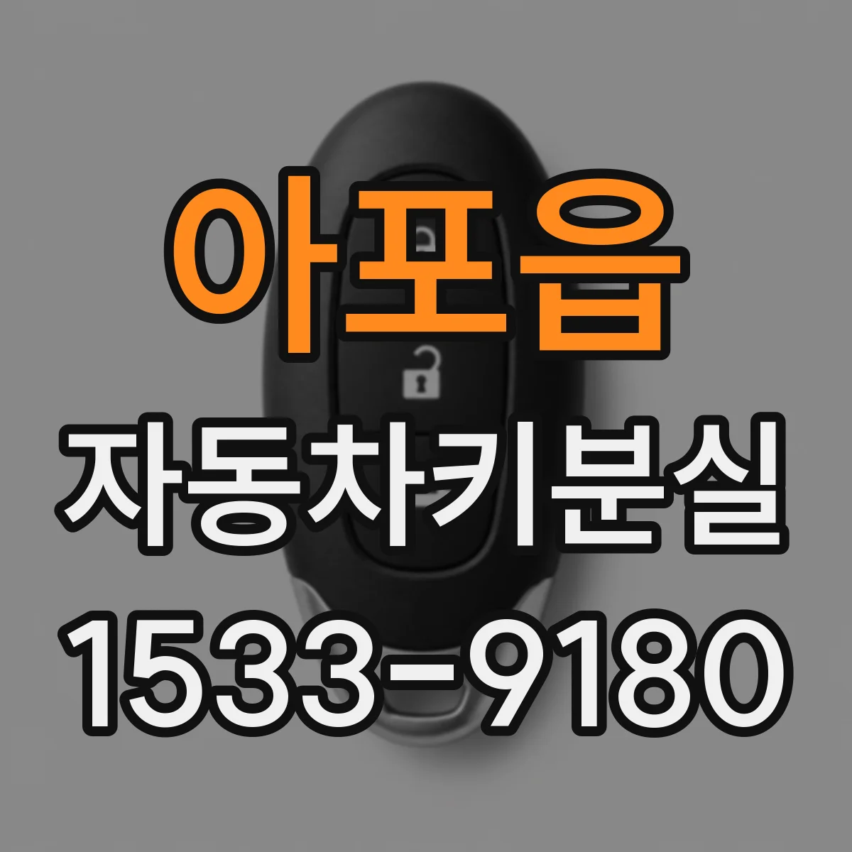 아포읍 자동차키분실