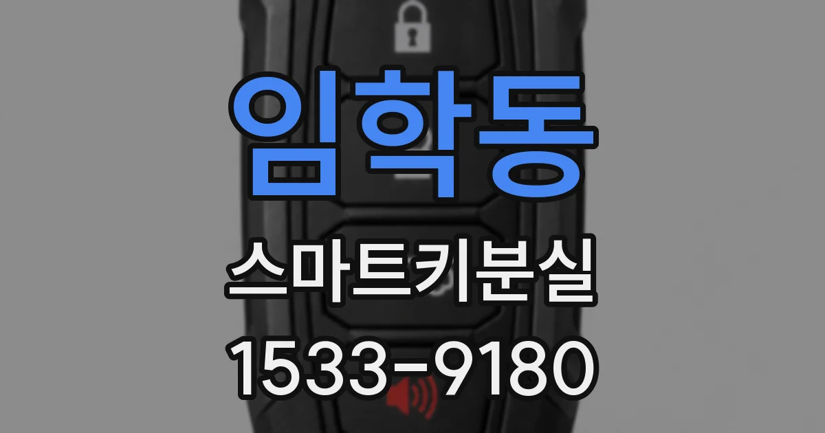임학동 스마트키분실