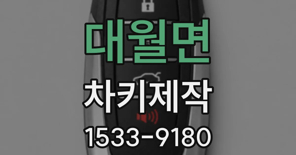 대월면 차키제작
