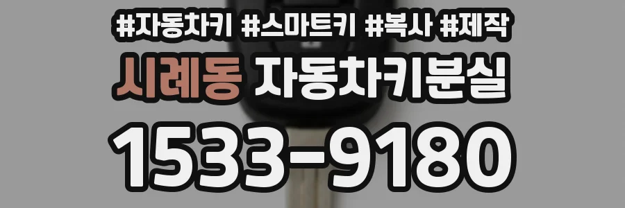 시례동 자동차키분실