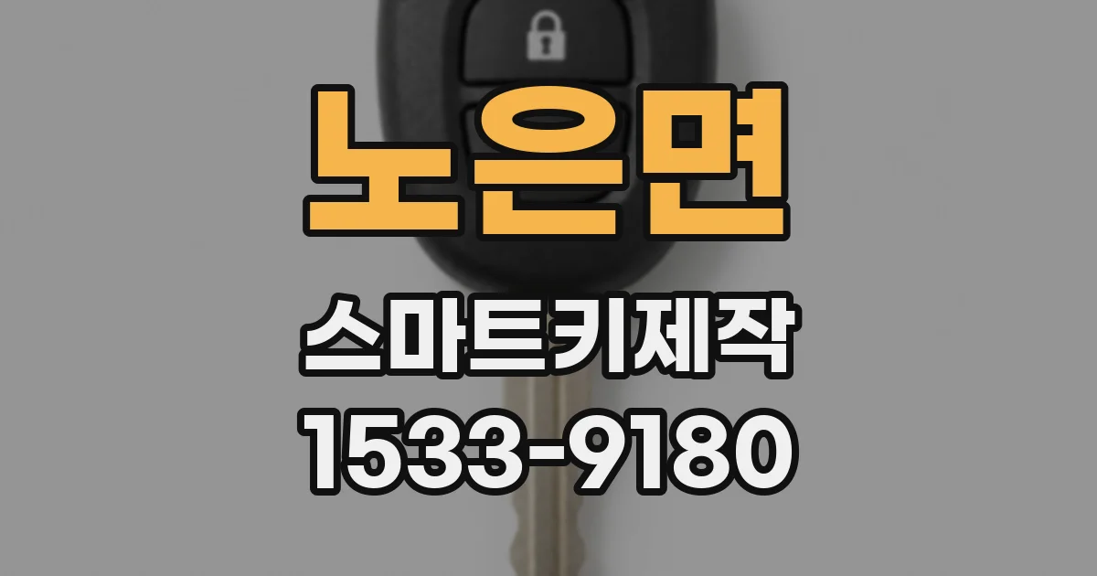 노은면 스마트키제작