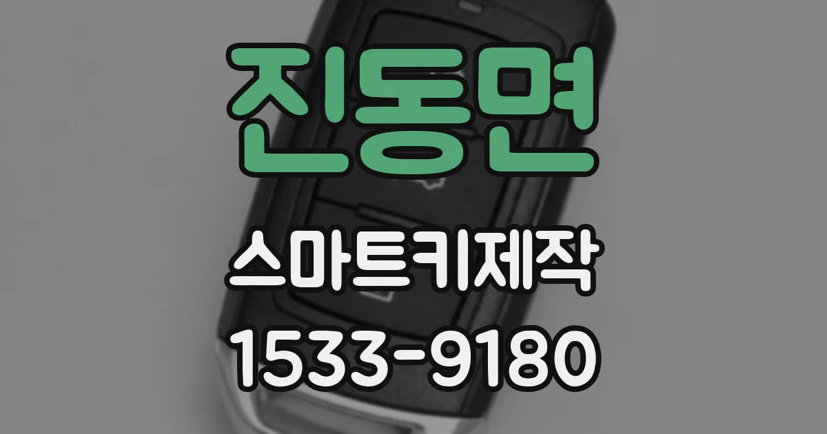 진동면 스마트키제작