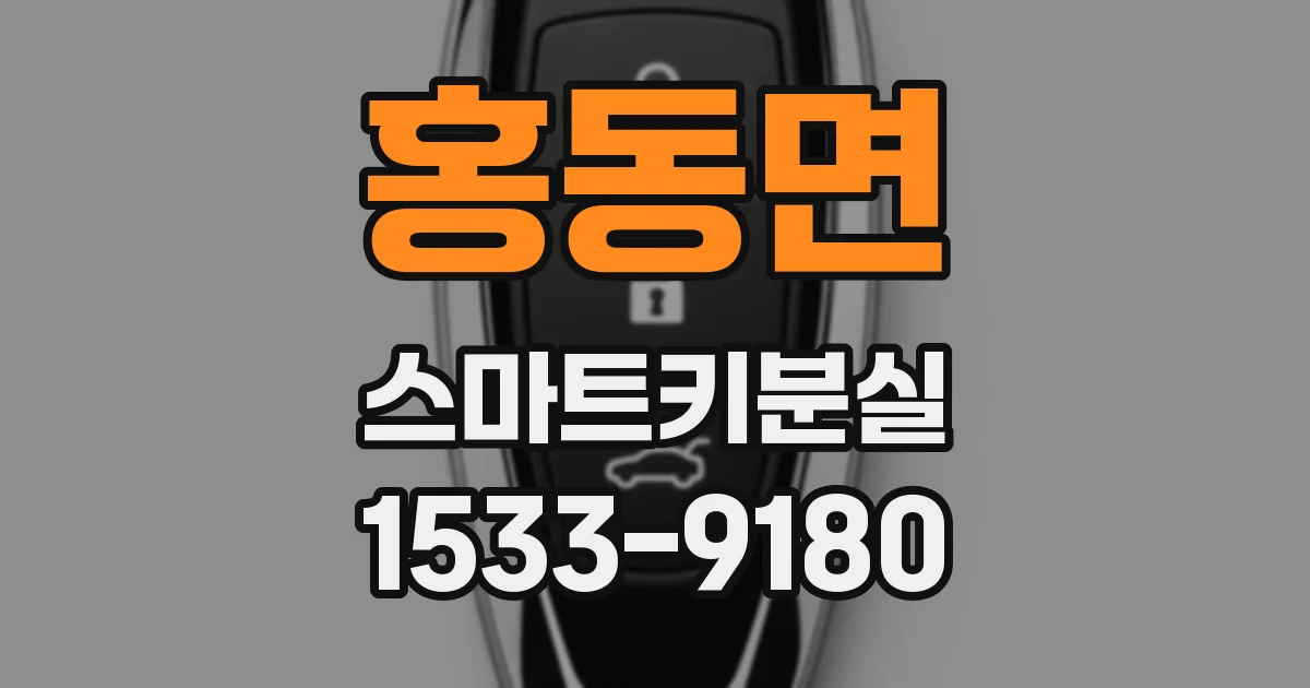 홍동면 스마트키분실