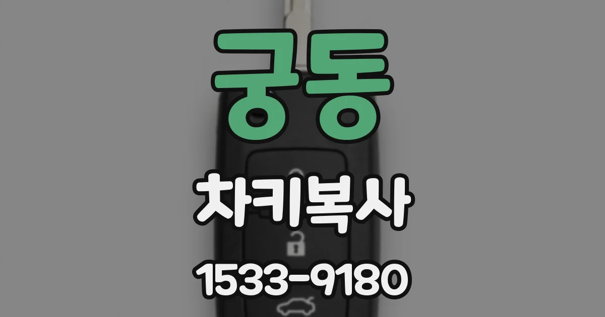 궁동 차키복사