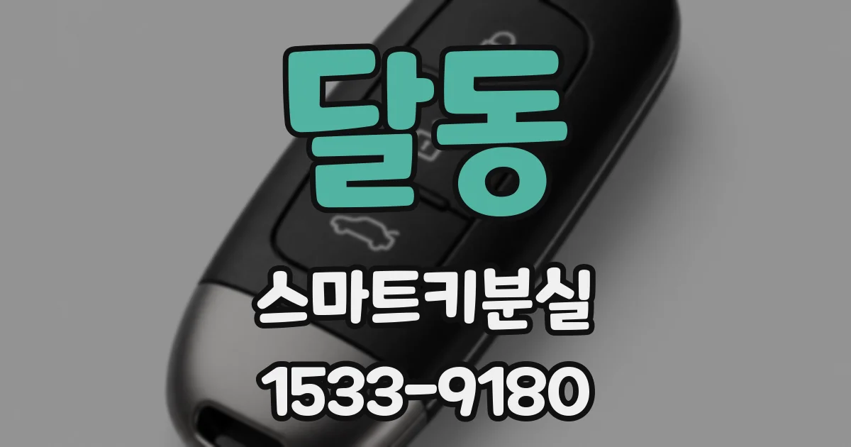 달동 스마트키분실