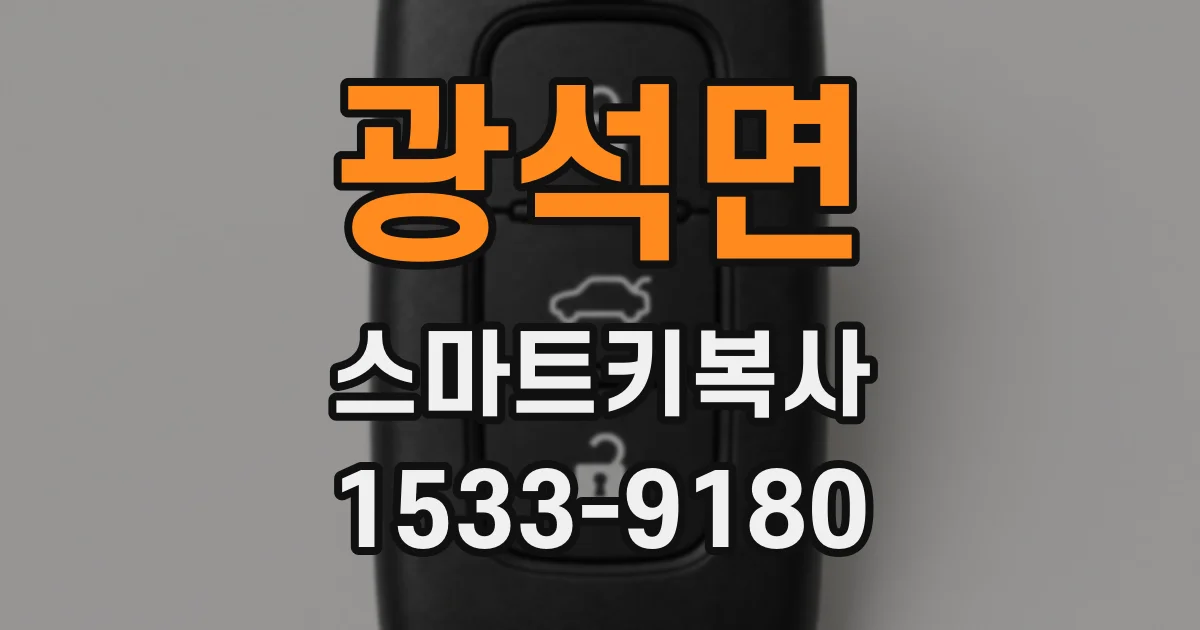 광석면 스마트키복사