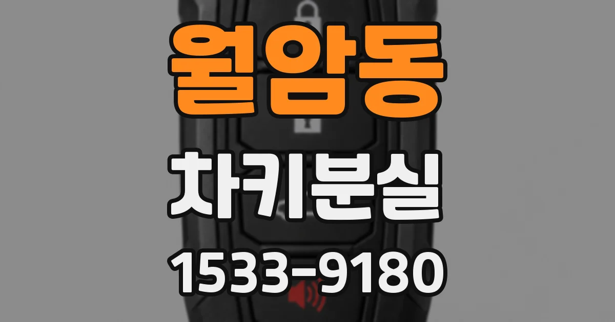 월암동 차키분실