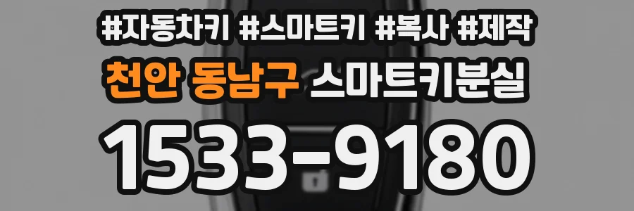 천안 동남구 스마트키분실