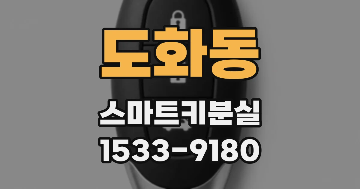 도화동 스마트키분실