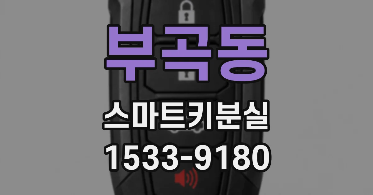 부곡동 스마트키분실