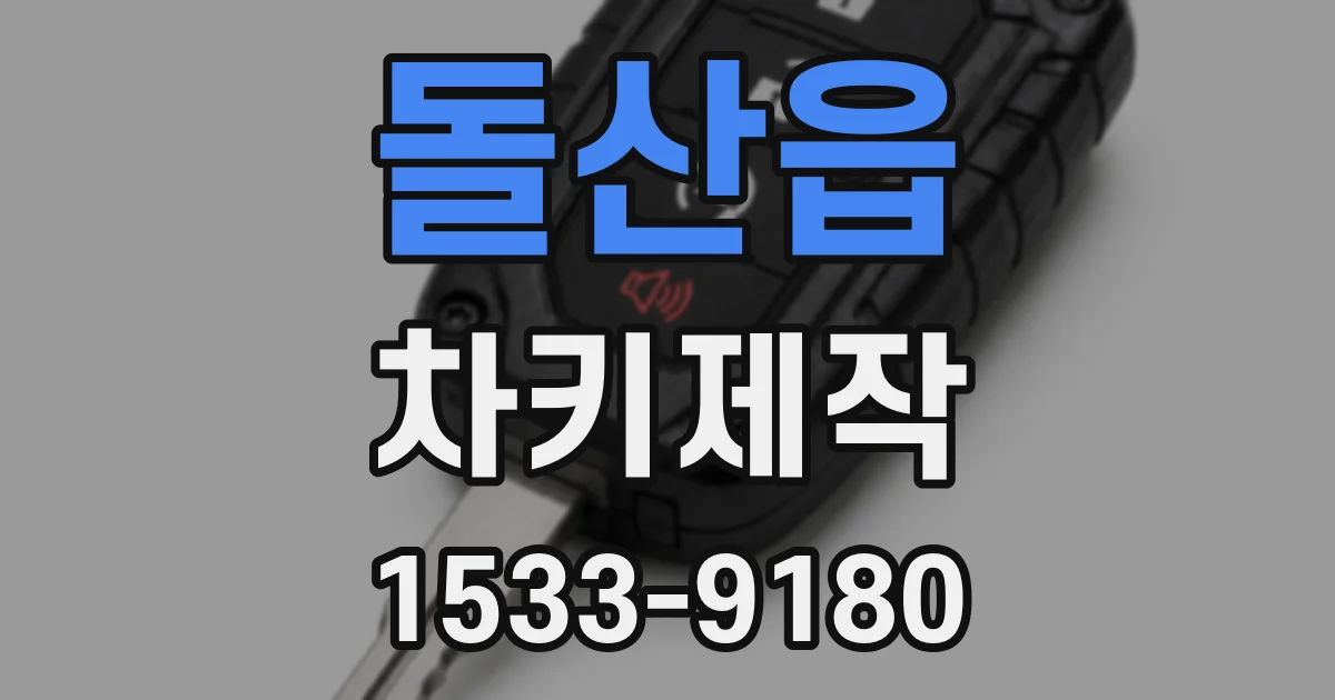 돌산읍 차키제작