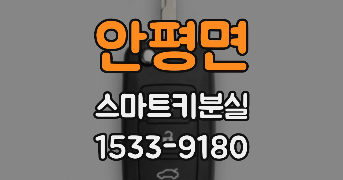 안평면 스마트키분실