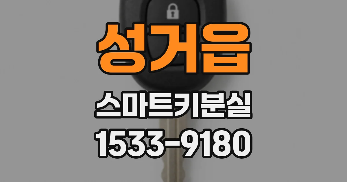 성거읍 스마트키분실