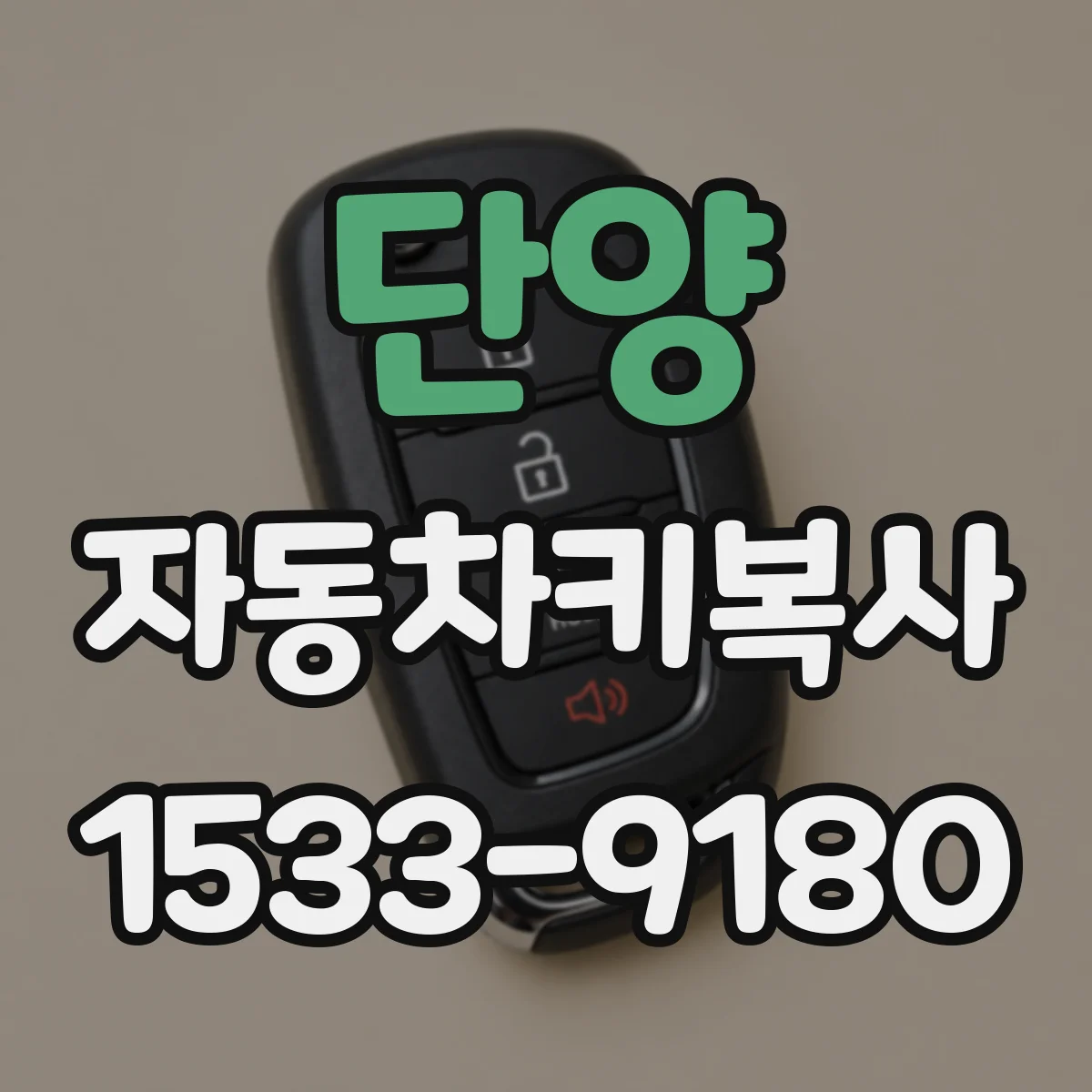 단양 자동차키복사