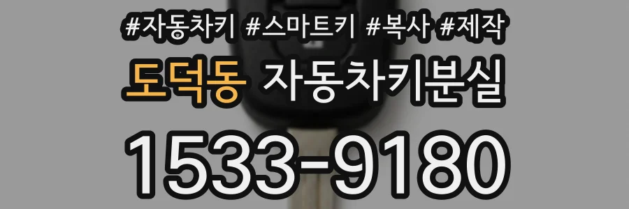 도덕동 자동차키분실