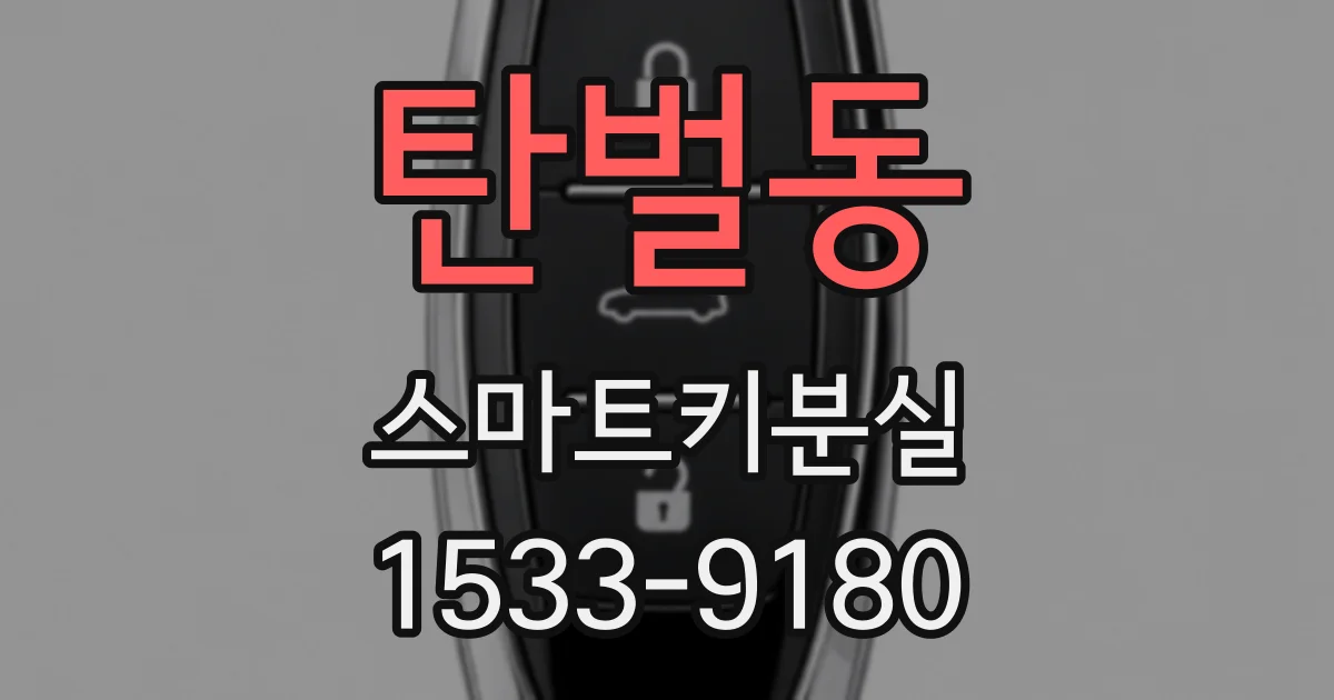탄벌동 스마트키분실