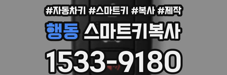 행동 스마트키복사