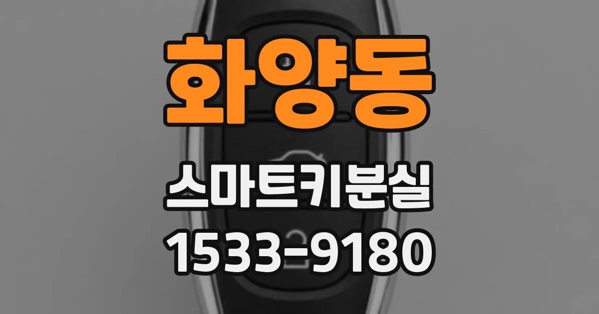 화양동 스마트키분실