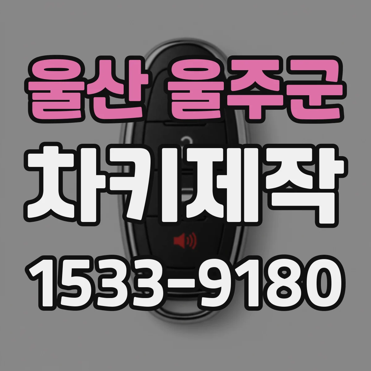 울산 울주군 차키제작