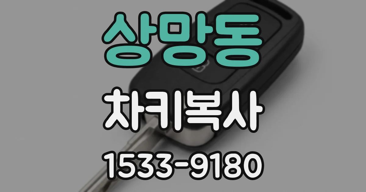상망동 차키복사