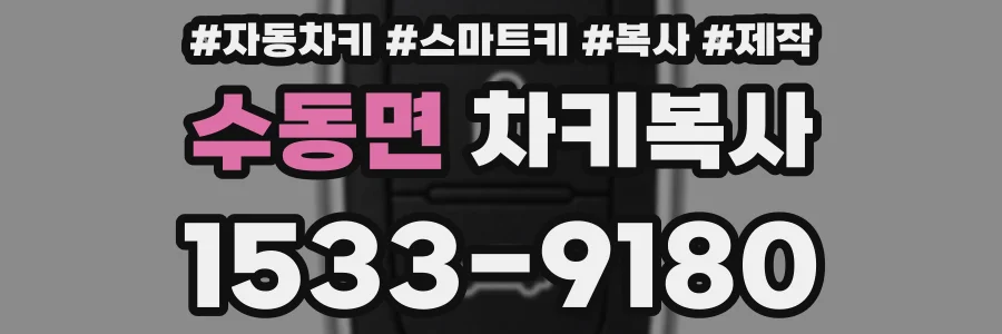 수동면 차키복사