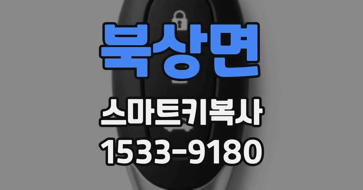 북상면 스마트키복사