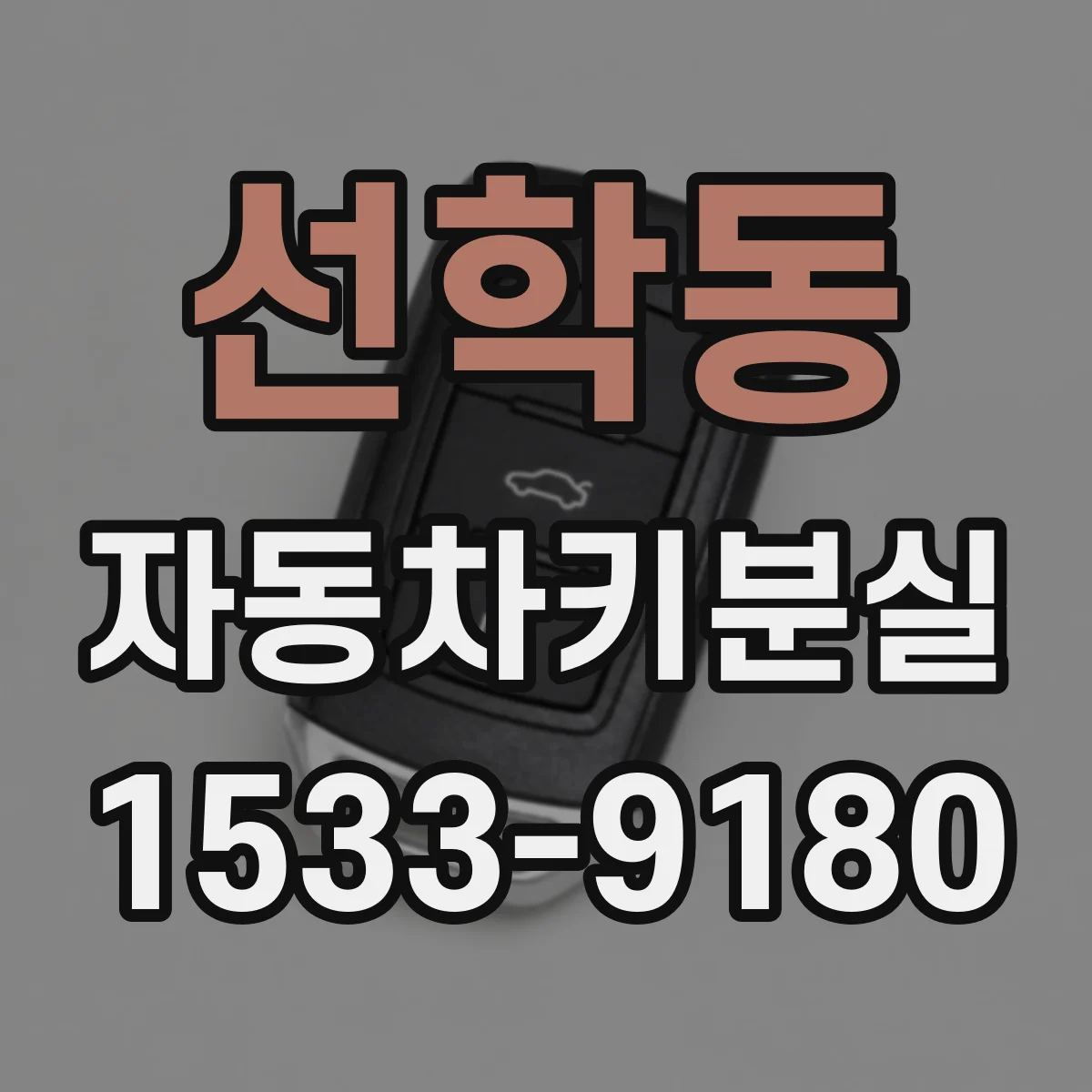 선학동 자동차키분실