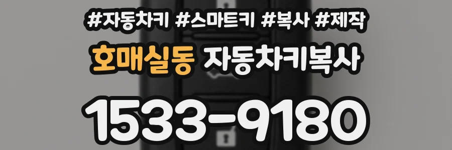 호매실동 자동차키복사