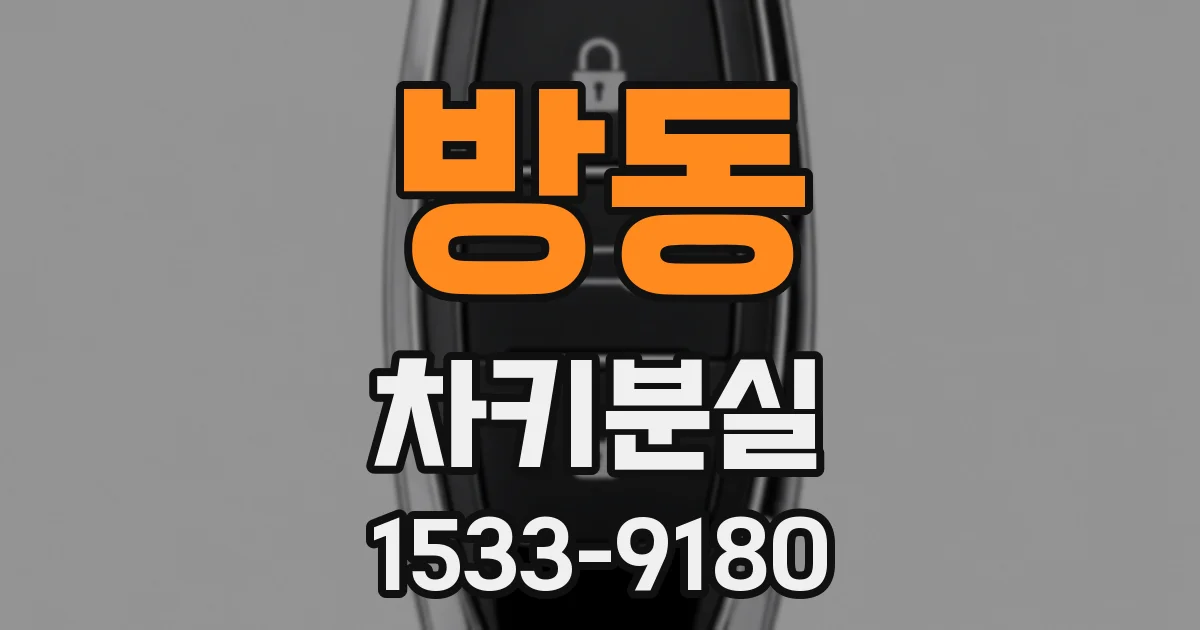 방동 차키분실