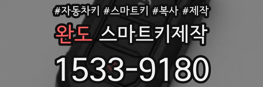 완도 스마트키제작