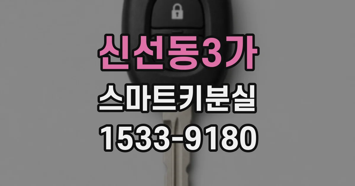 신선동3가 스마트키분실